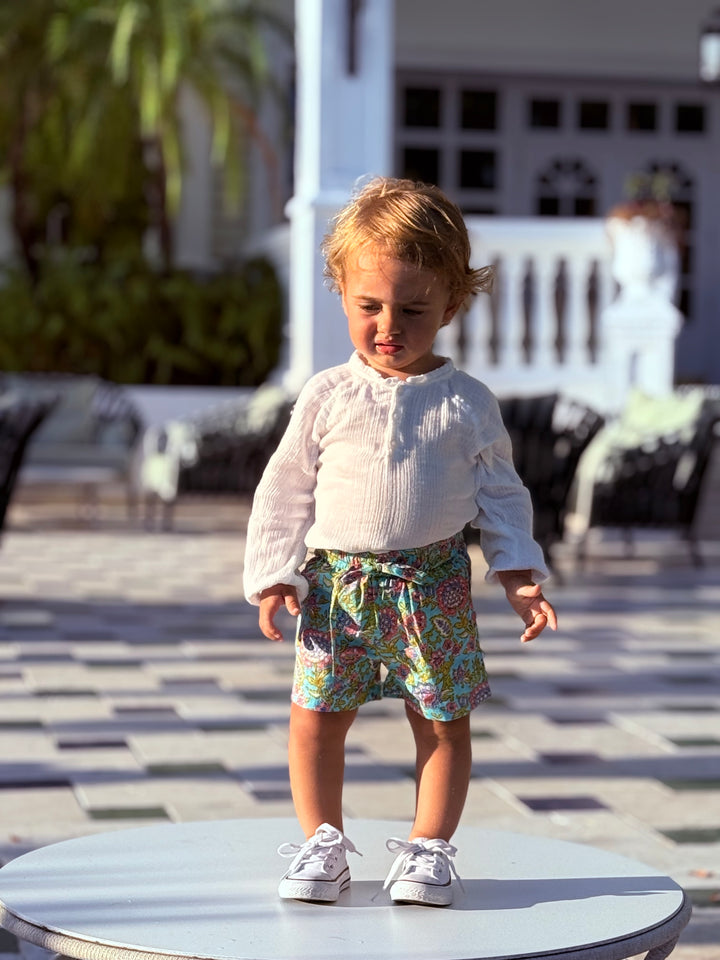 SHORT NAGUA TURQUESA