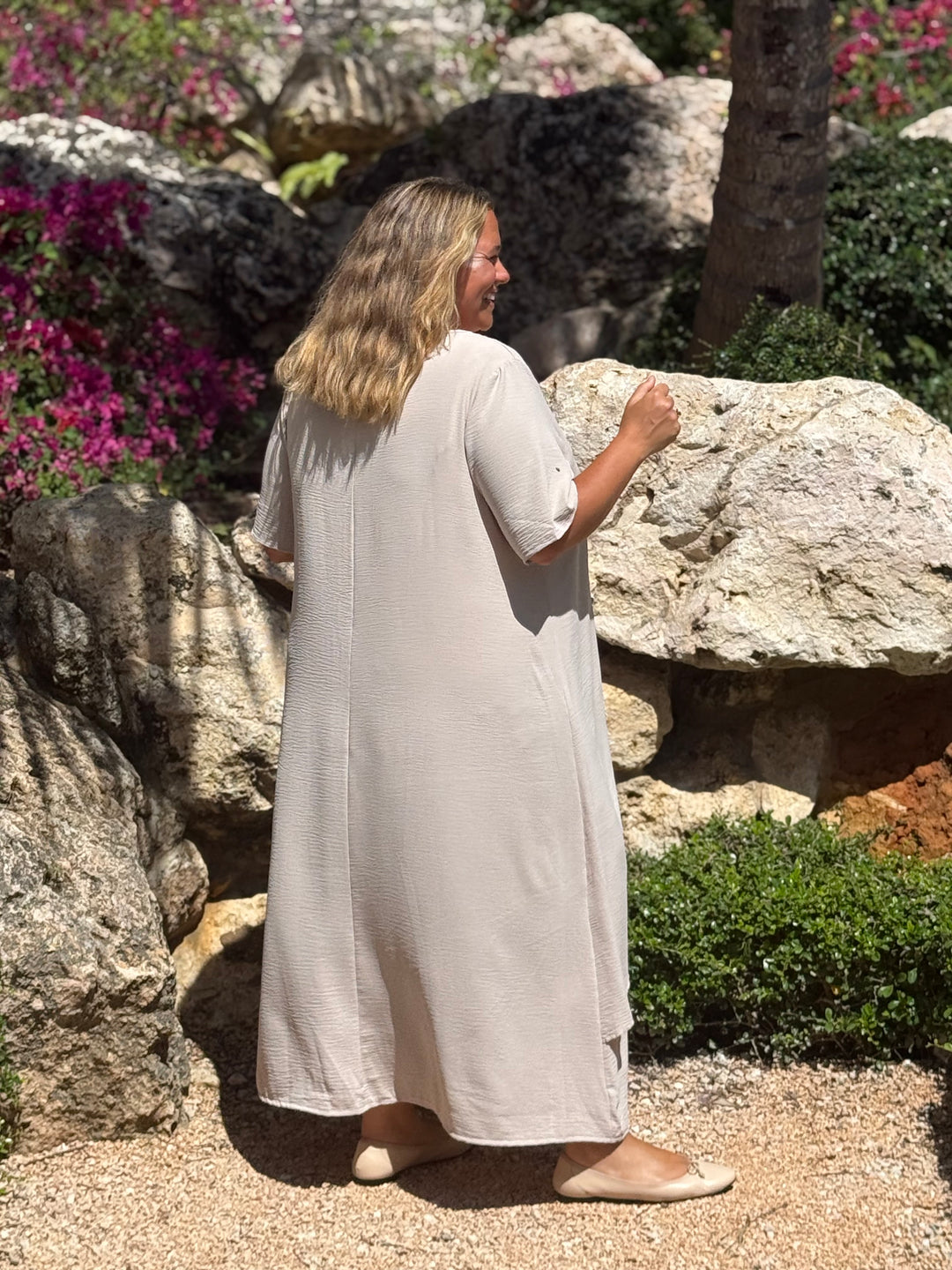 VESTIDO MALTA CREMA