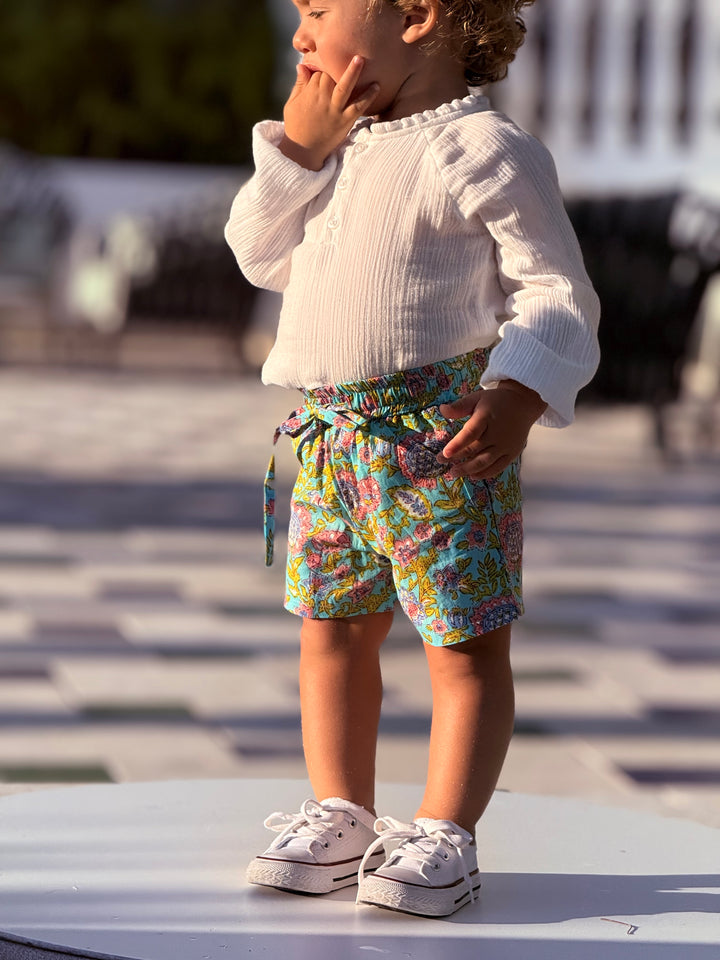 SHORT NAGUA TURQUESA