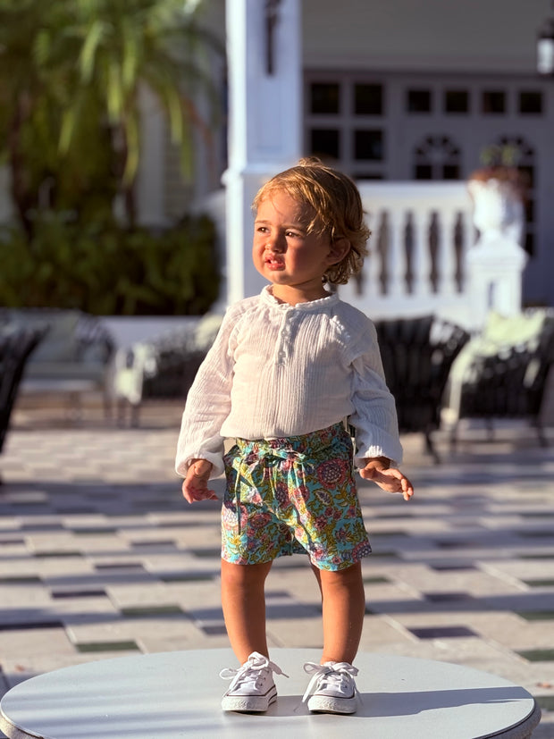 SHORT NAGUA TURQUESA
