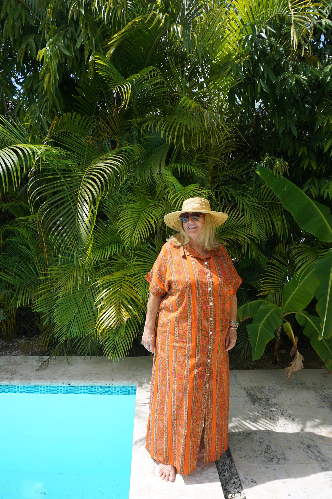 VESTIDO CONSTANZA NARANJA