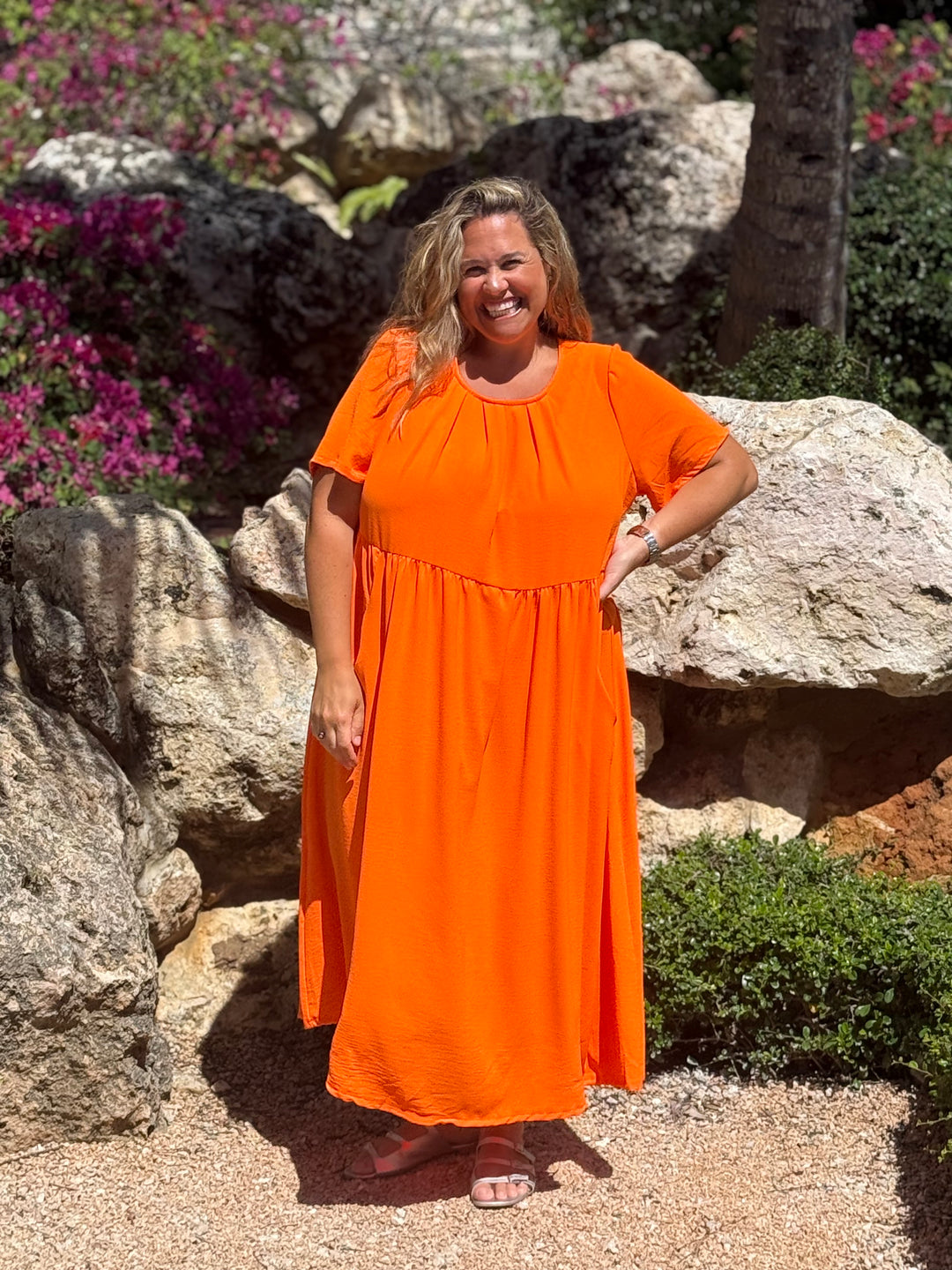 VESTIDO GRETA NARANJA