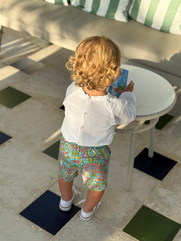 SHORT NAGUA TURQUESA