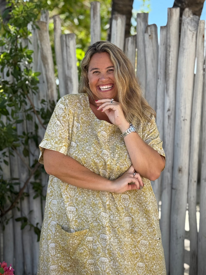 VESTIDO MACAO ÁMBAR