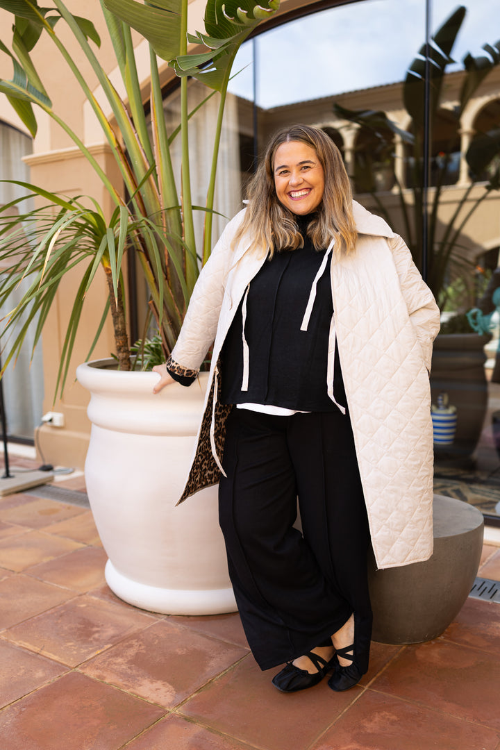 ABRIGO COZY WHITE
