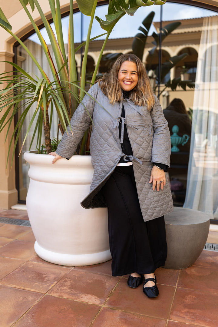 ABRIGO COZY GRIS