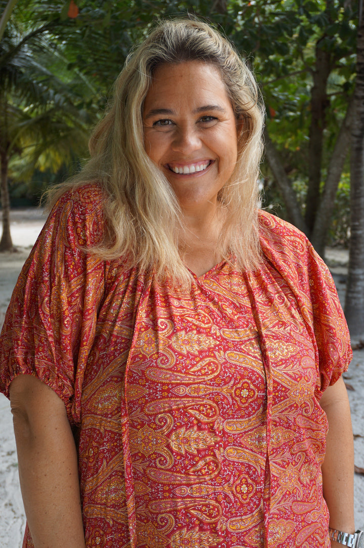 VESTIDO ISABELA ROJO