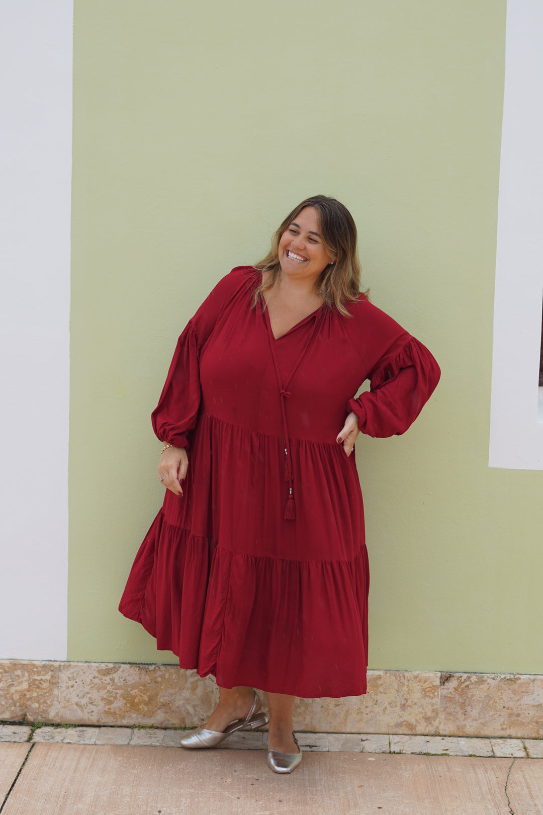 VESTIDO CELIA ROJO