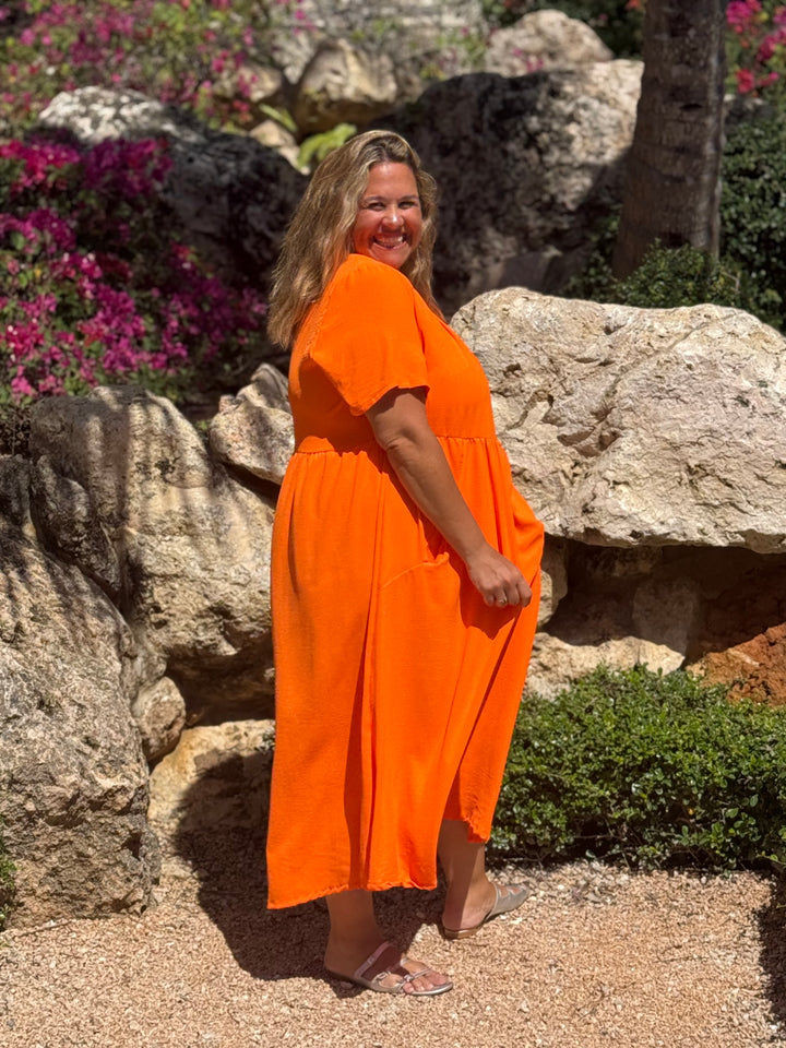 VESTIDO GRETA NARANJA