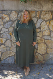 VESTIDO DAY CAQUI