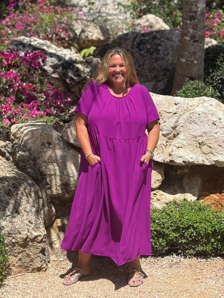VESTIDO GRETA PÚRPURA