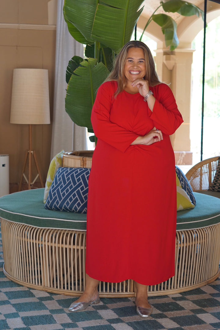 VESTIDO NUIT ROJO