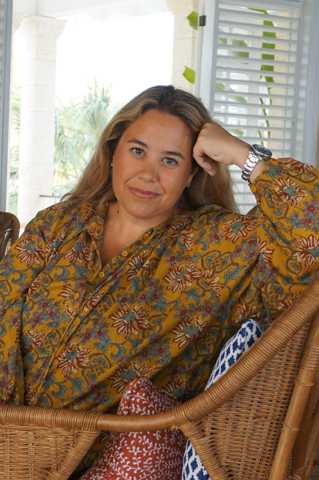 VESTIDO SAMANÁ MOSTAZA