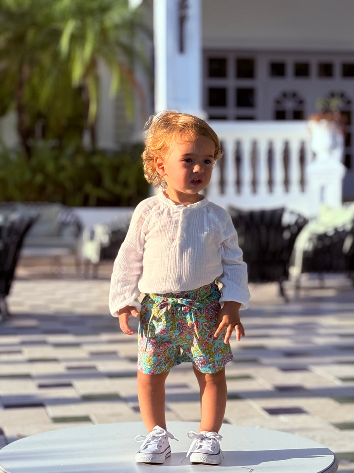 SHORT NAGUA TURQUESA