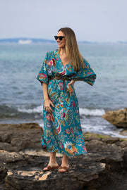CAFTÁN CATALINA AGUAMARINA
