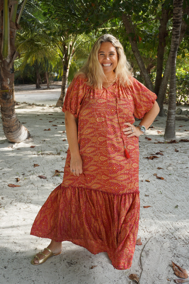 VESTIDO ISABELA ROJO