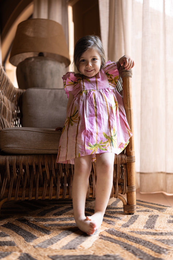 VESTIDO UVERO PALMERA ROSA