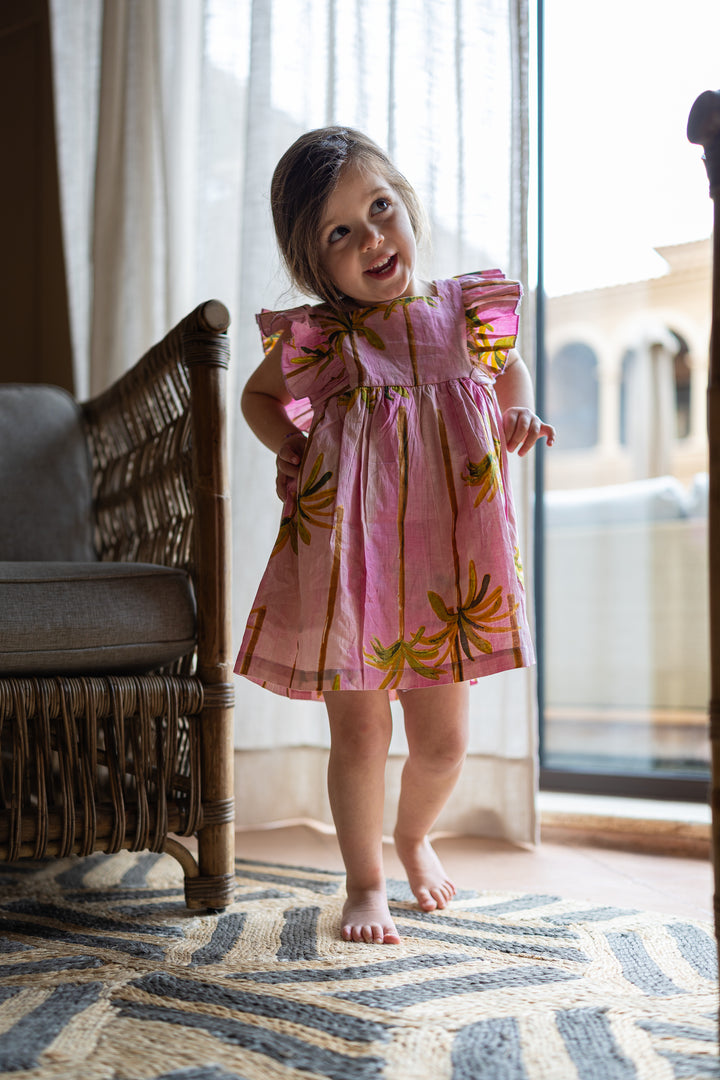 VESTIDO UVERO PALMERA ROSA