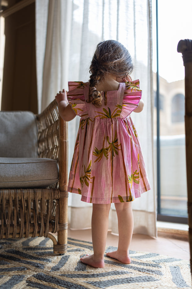 VESTIDO UVERO PALMERA ROSA