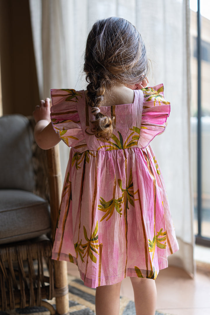 VESTIDO UVERO PALMERA ROSA
