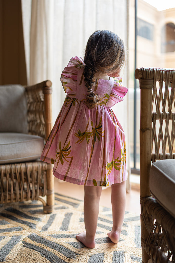 VESTIDO UVERO PALMERA ROSA