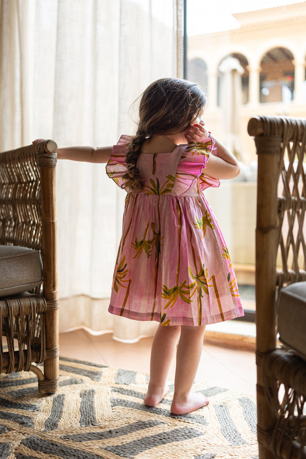 VESTIDO UVERO PALMERA ROSA