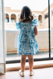 VESTIDO UVERO CELESTE