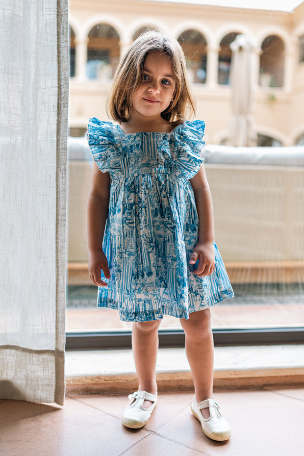 VESTIDO UVERO CELESTE