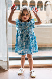 VESTIDO UVERO CELESTE