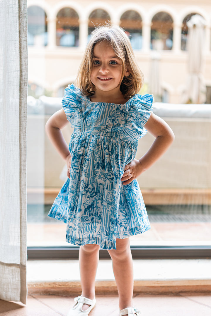 VESTIDO UVERO CELESTE