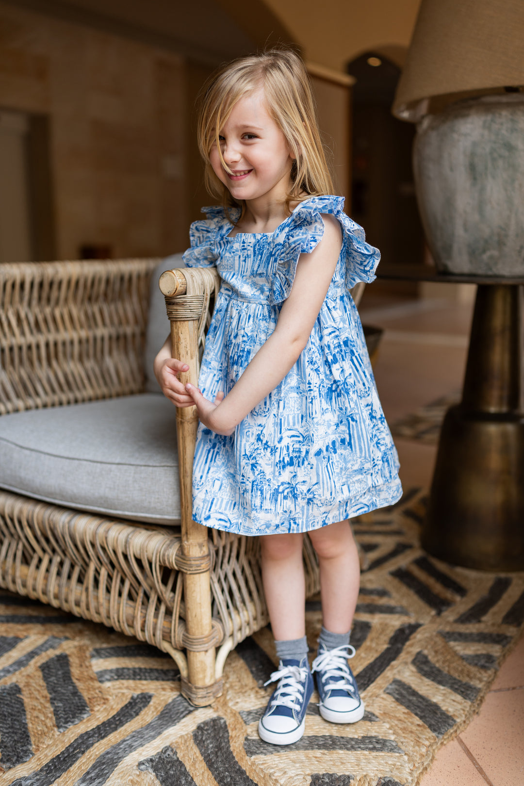 VESTIDO UVERO CELESTE