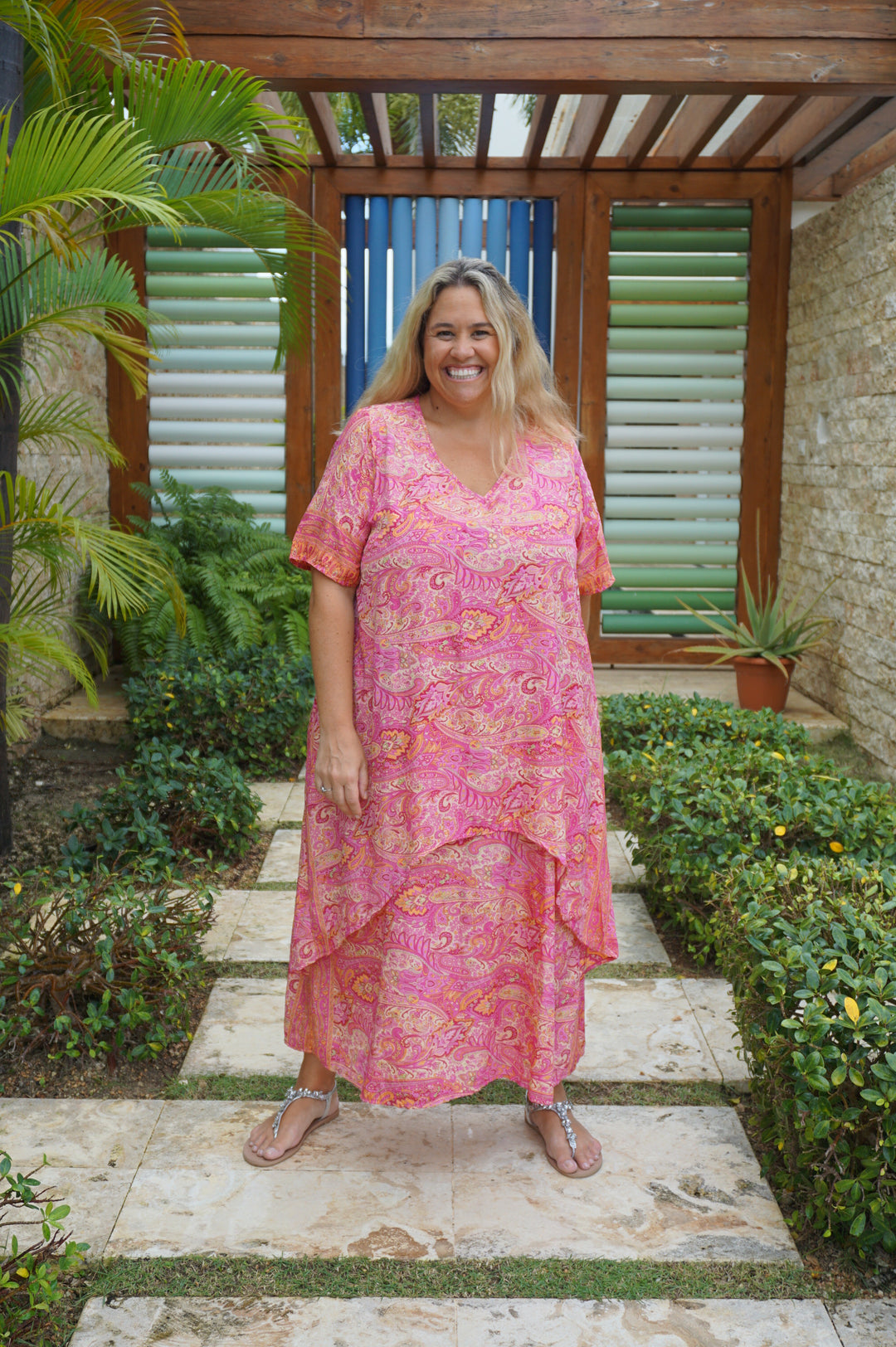 VESTIDO NEIBA FUCSIA