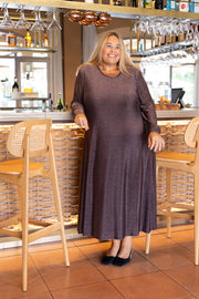 VESTIDO NIGHT BRONCE