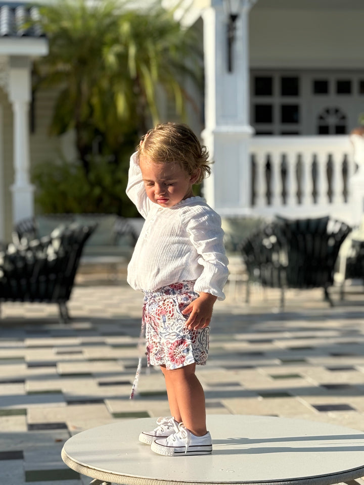 SHORT NAGUA CELESTE
