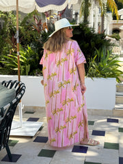 VESTIDO CLUB PALMERA ROSA