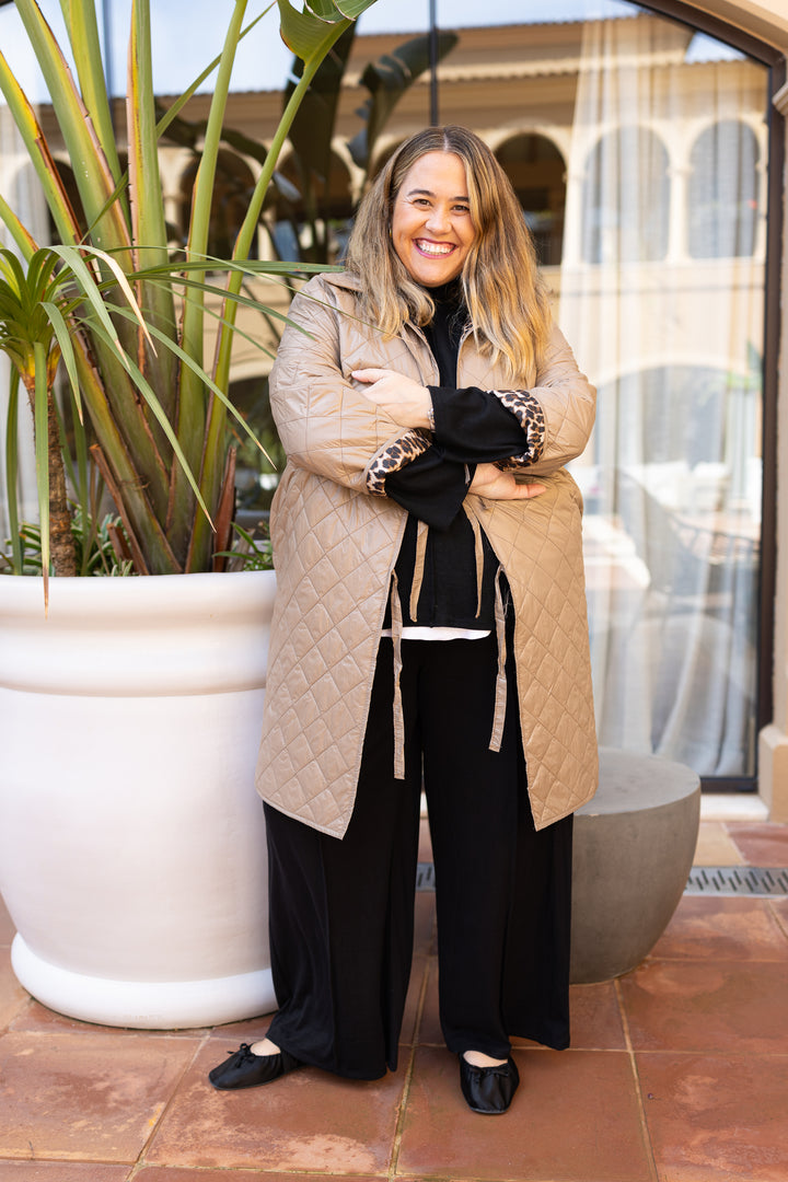 ABRIGO COZY CAMEL
