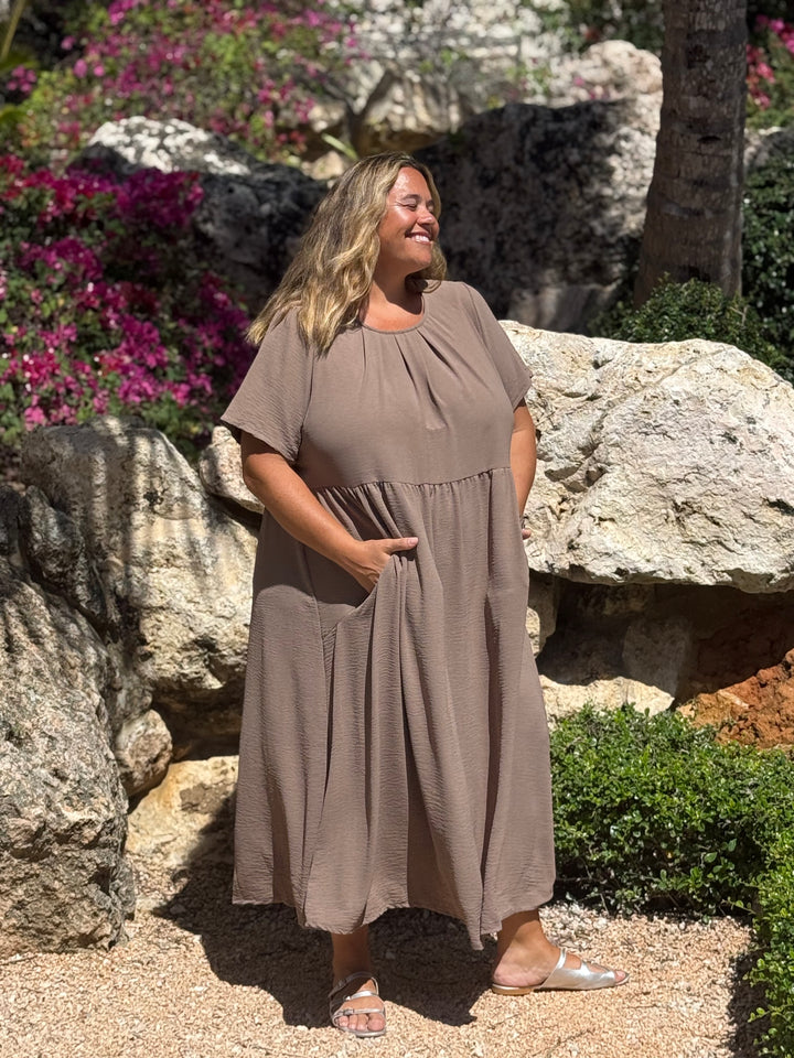 VESTIDO GRETA TOPO
