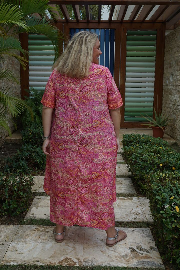 VESTIDO NEIBA FUCSIA
