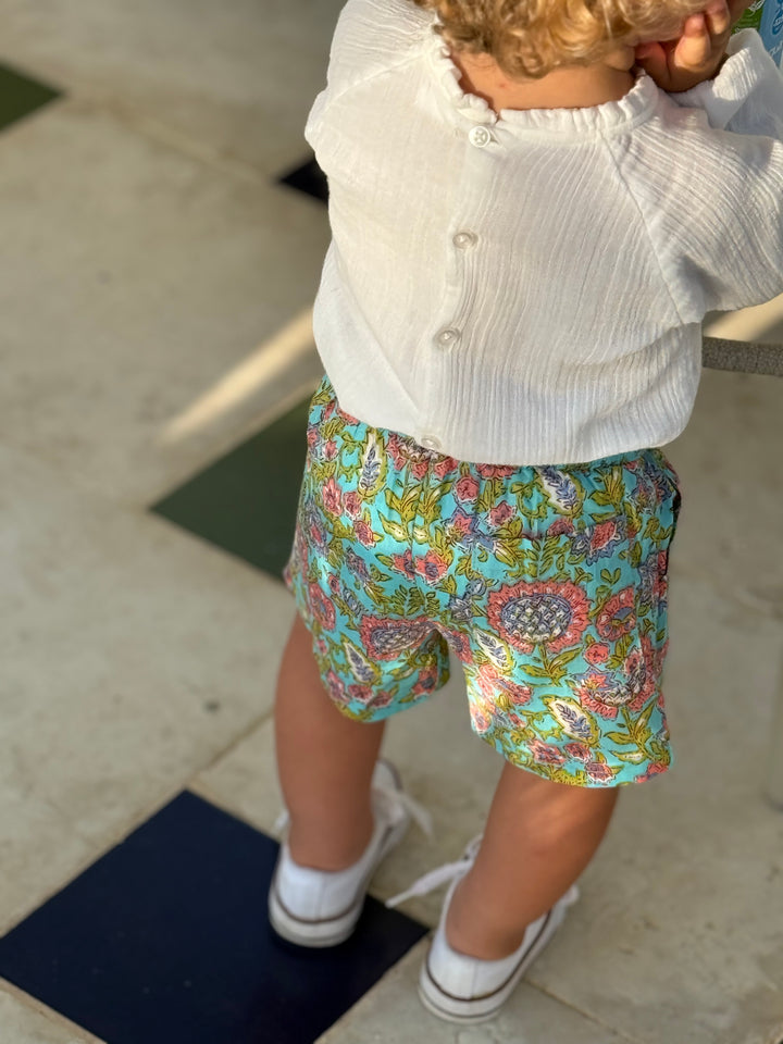 SHORT NAGUA TURQUESA