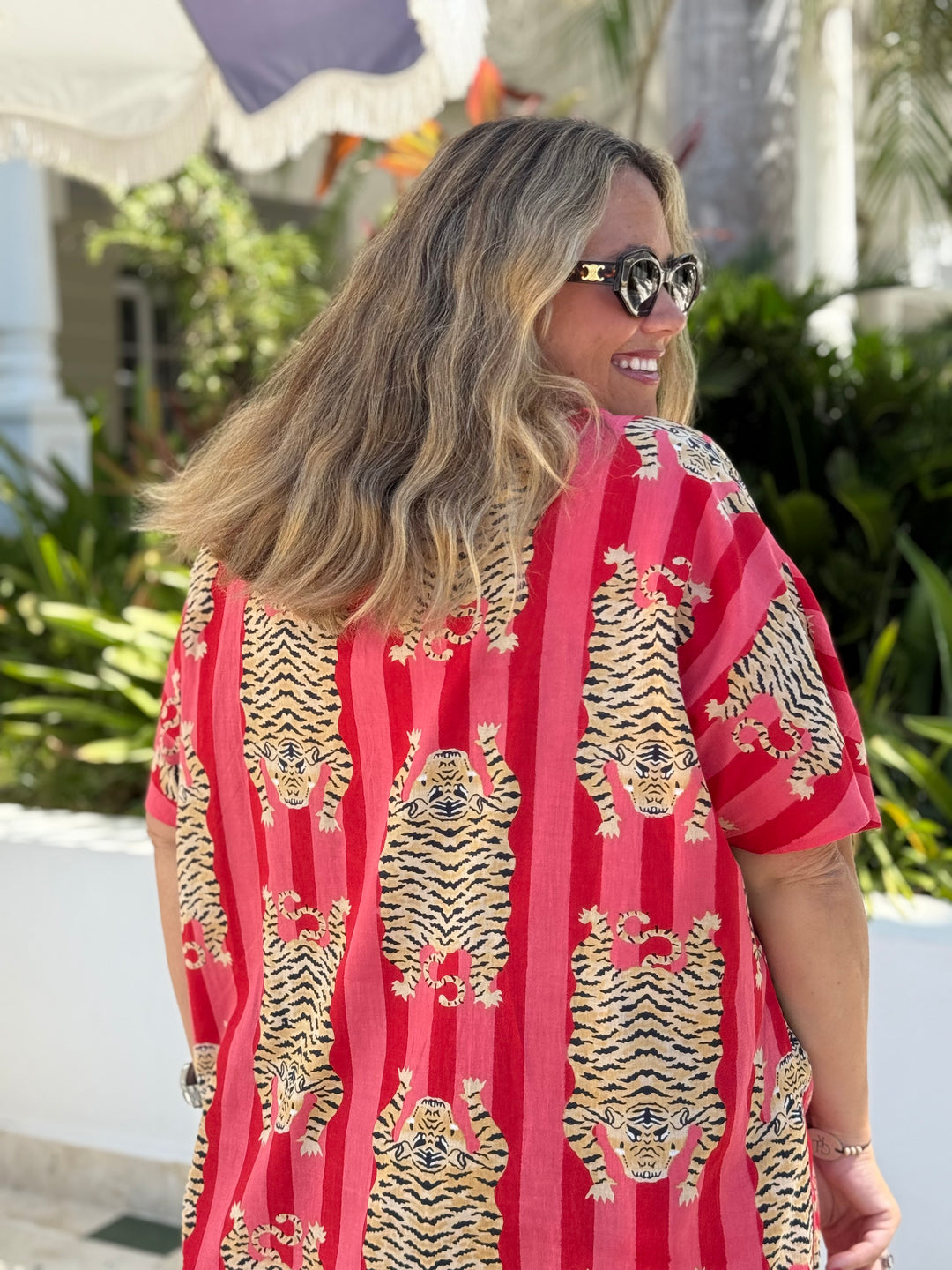 VESTIDO CLUB TIGRE ROJO