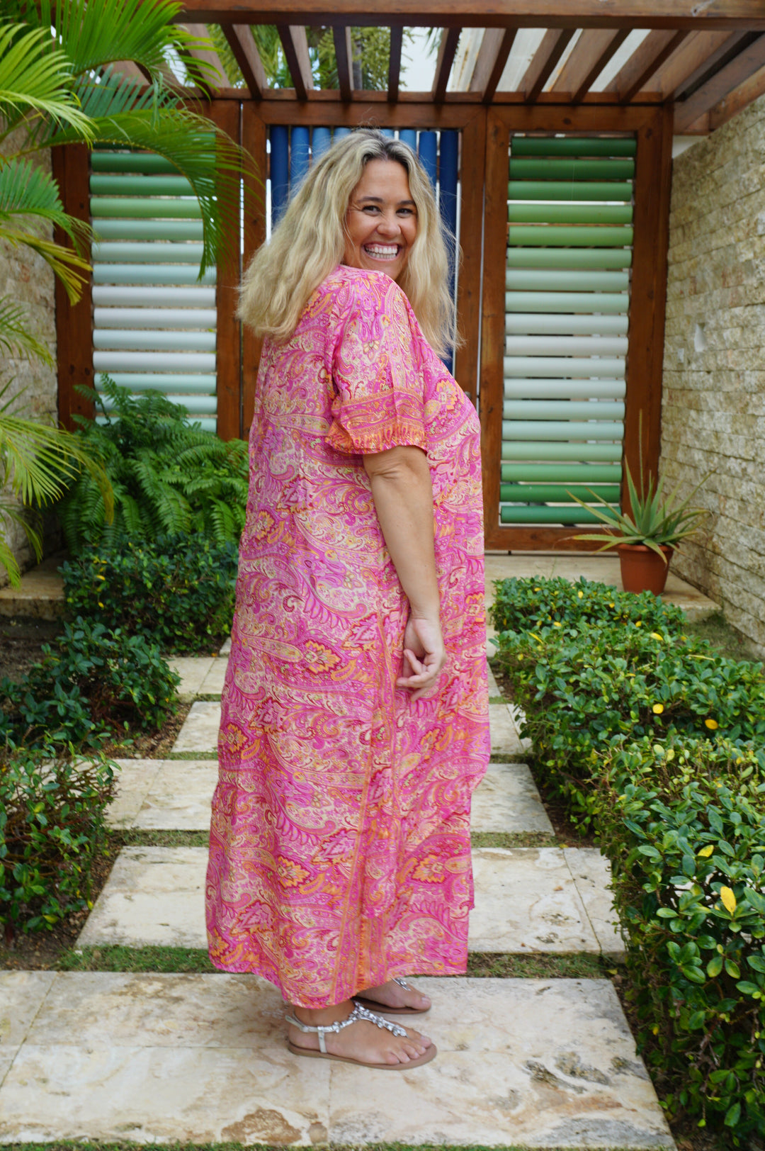 VESTIDO NEIBA FUCSIA