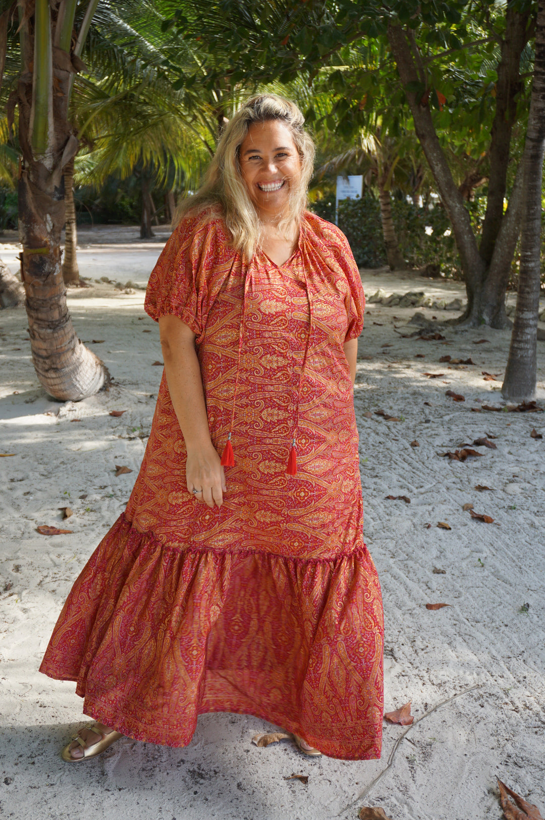 VESTIDO ISABELA ROJO