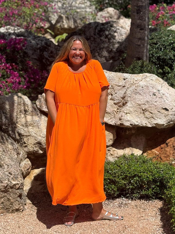 VESTIDO GRETA NARANJA