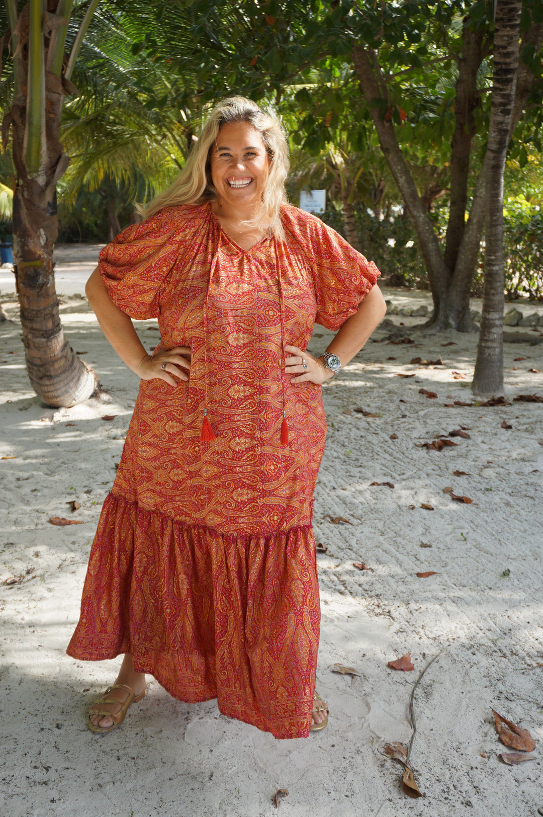 VESTIDO ISABELA ROJO