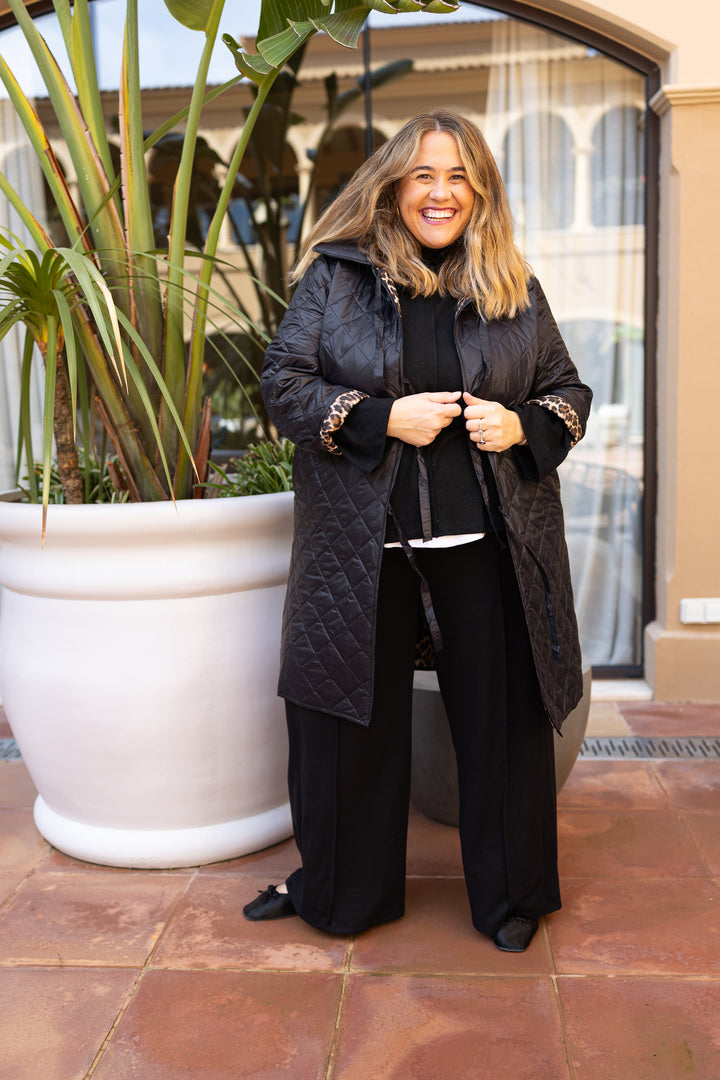 ABRIGO COZY NEGRO