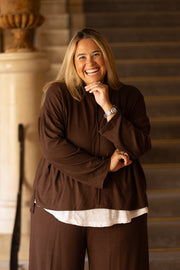 CONJUNTO SWAN MARRÓN