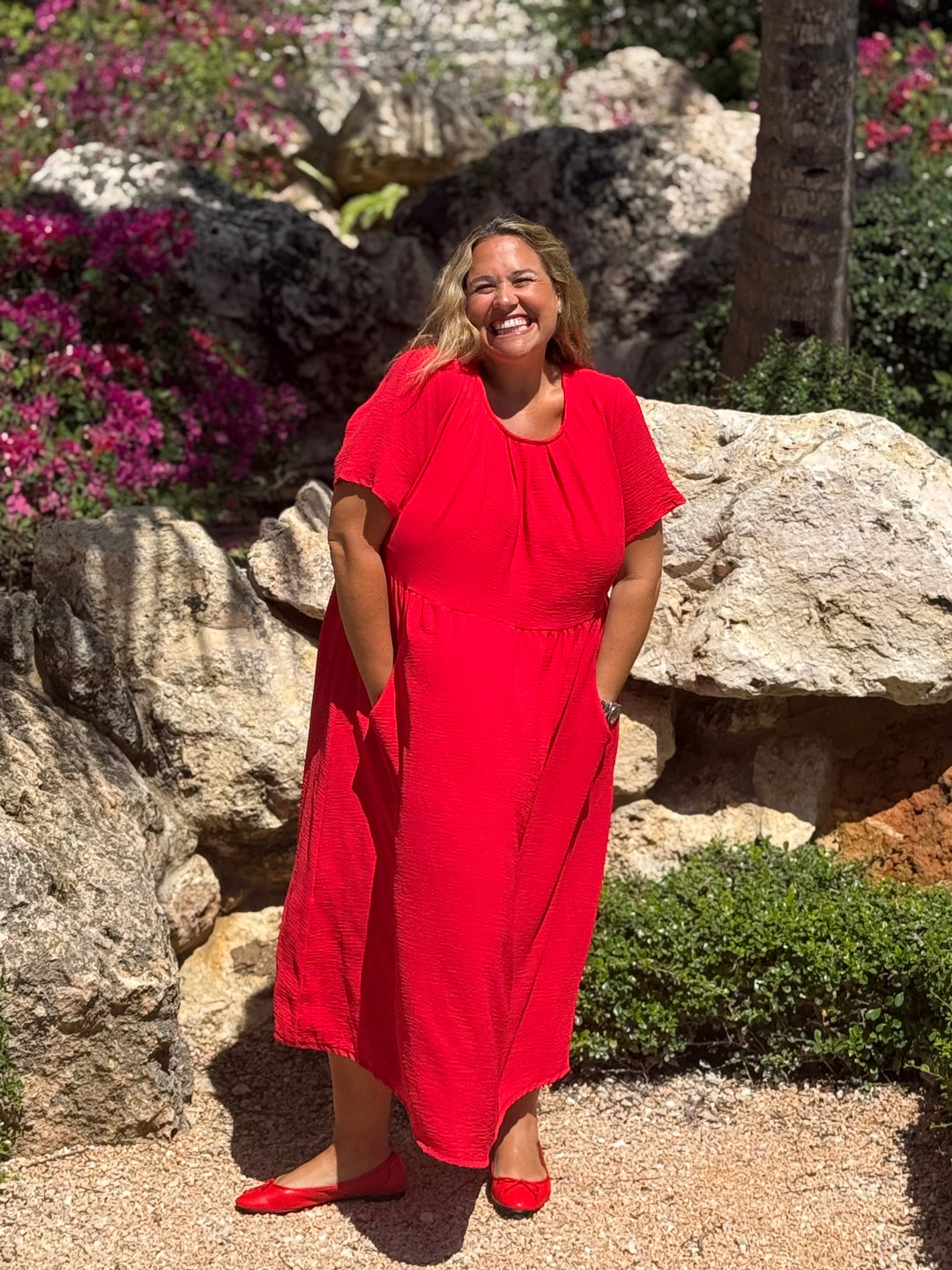 VESTIDO GRETA ROJO