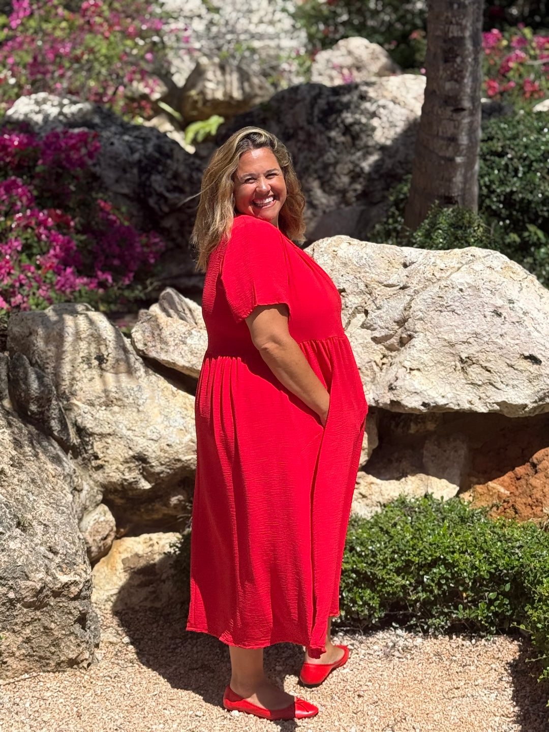 VESTIDO GRETA ROJO