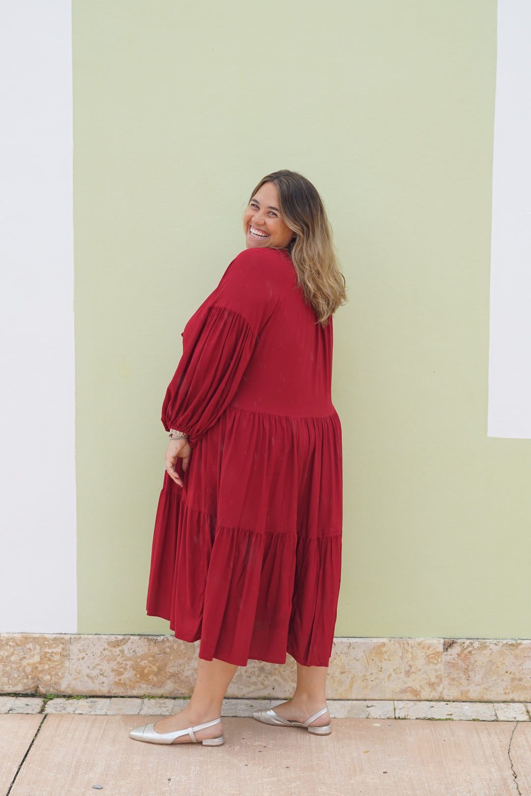VESTIDO CELIA ROJO