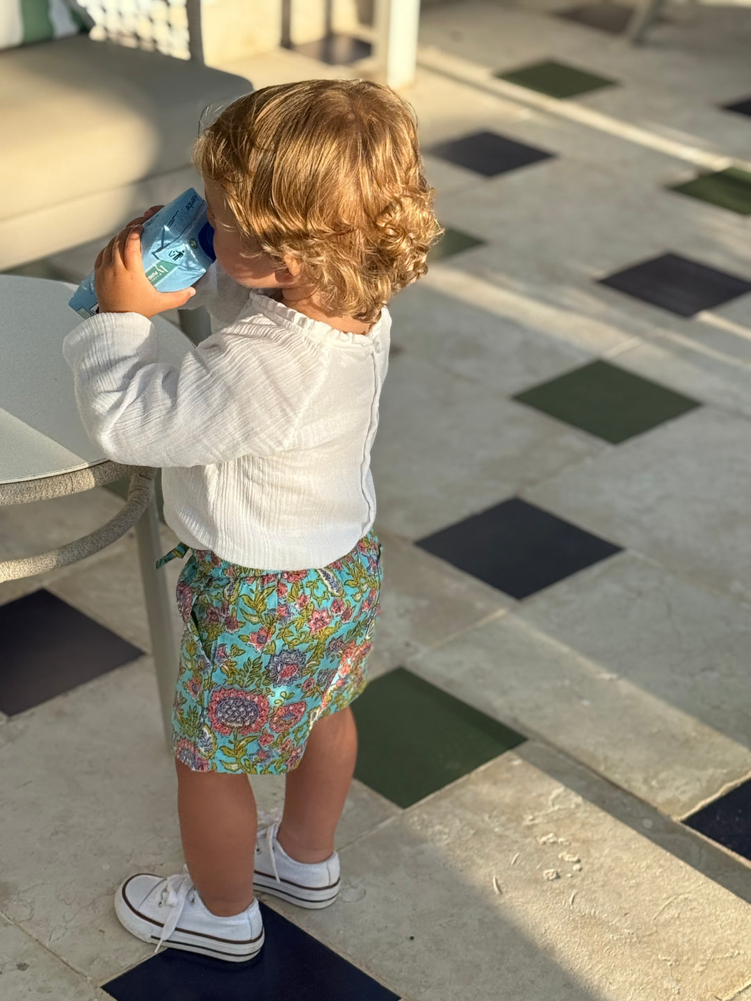 SHORT NAGUA TURQUESA